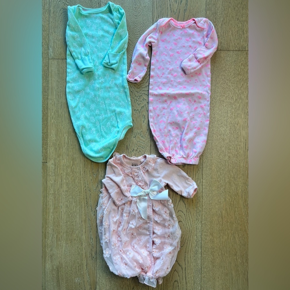 Simple Joy, Cloud Island and Stephan Baby Sleep Sack size 0-6 months